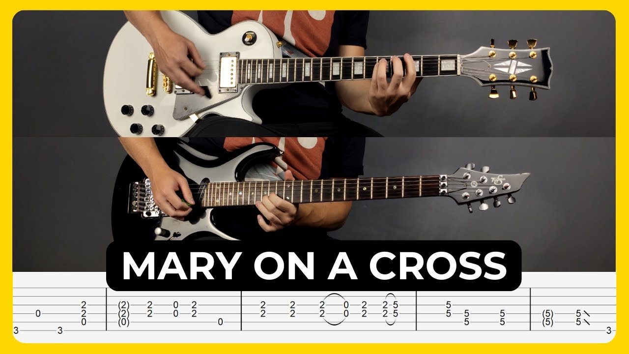 Mary On A Cross - Ghost | Tabs | Guitar Lesson | Cover | Tutorial | Solo | All Guitar Parts