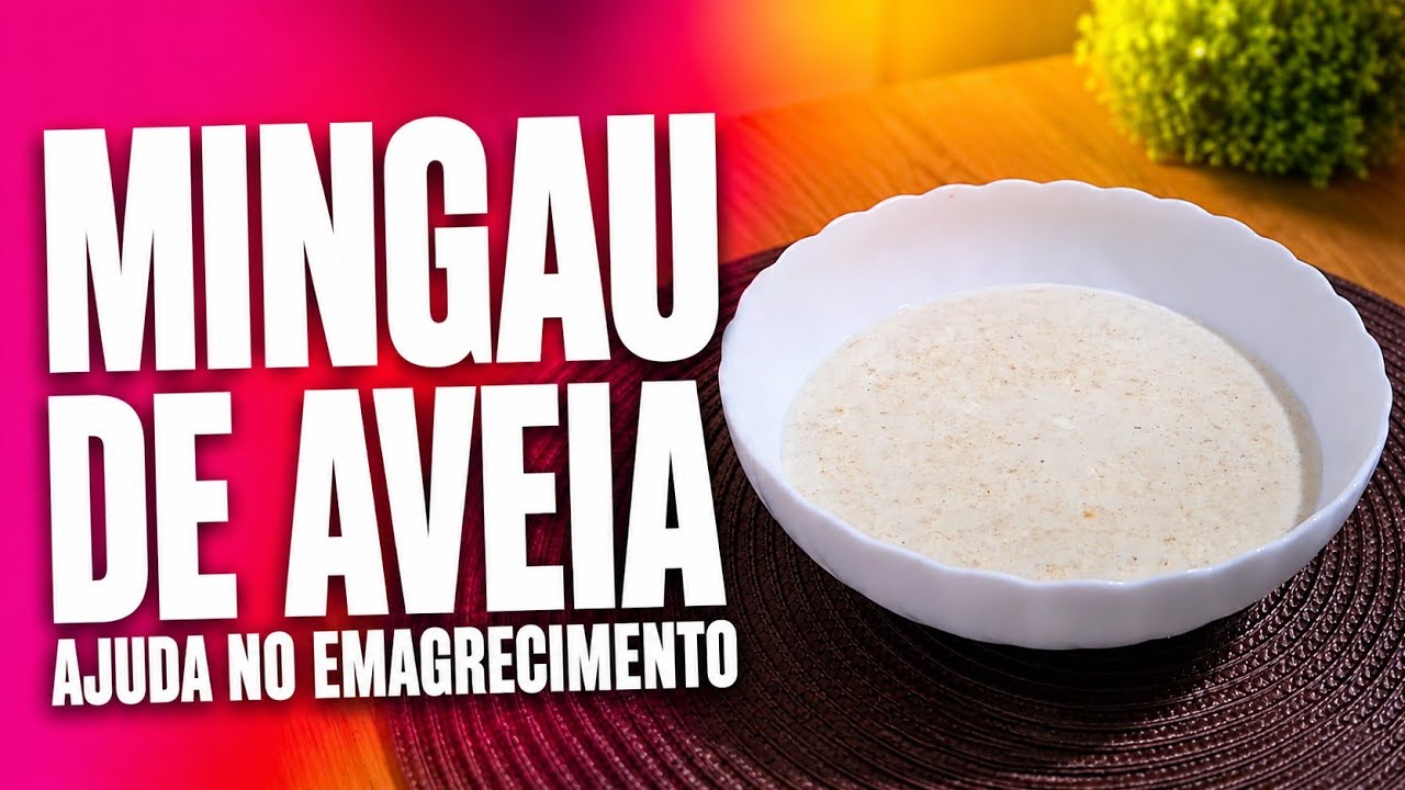 MINGAU DE AVEIA COM 3 INGREDIENTES | CAFÉ DA MANHÃ SAUDÁVEL QUE AJUDA A EMAGRECER
