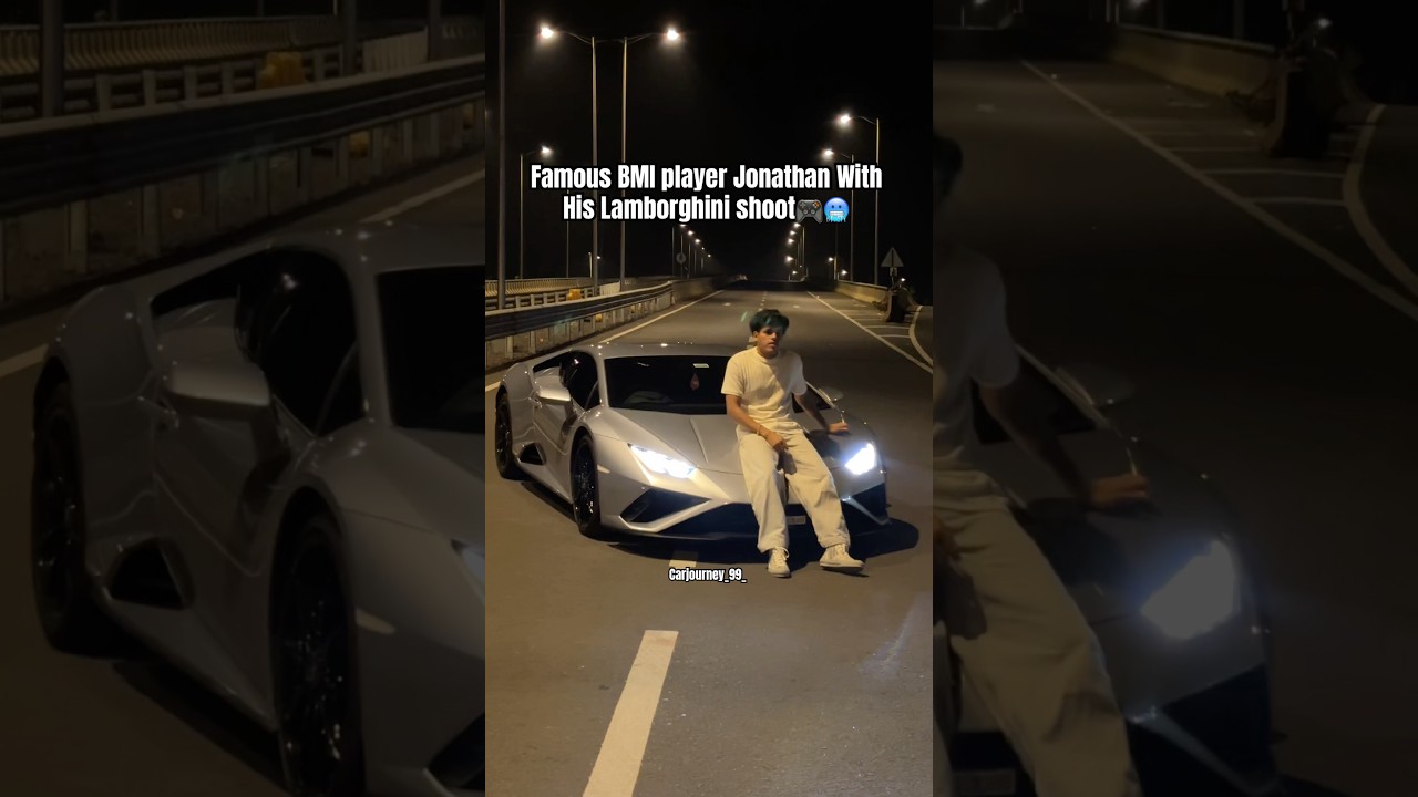 Famous BMI player Jonathan #jonathangaming #lamborghinni #bgmi #jonathan #sortsviral