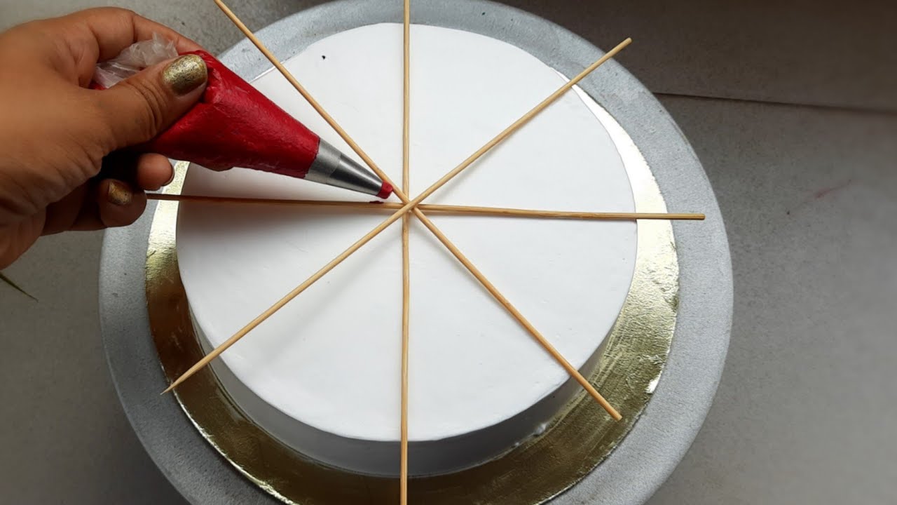 केक की बिलकुल नयी डिजाइन Trending Cake | New trick for cake decoration | easy cake decoration |Gokul