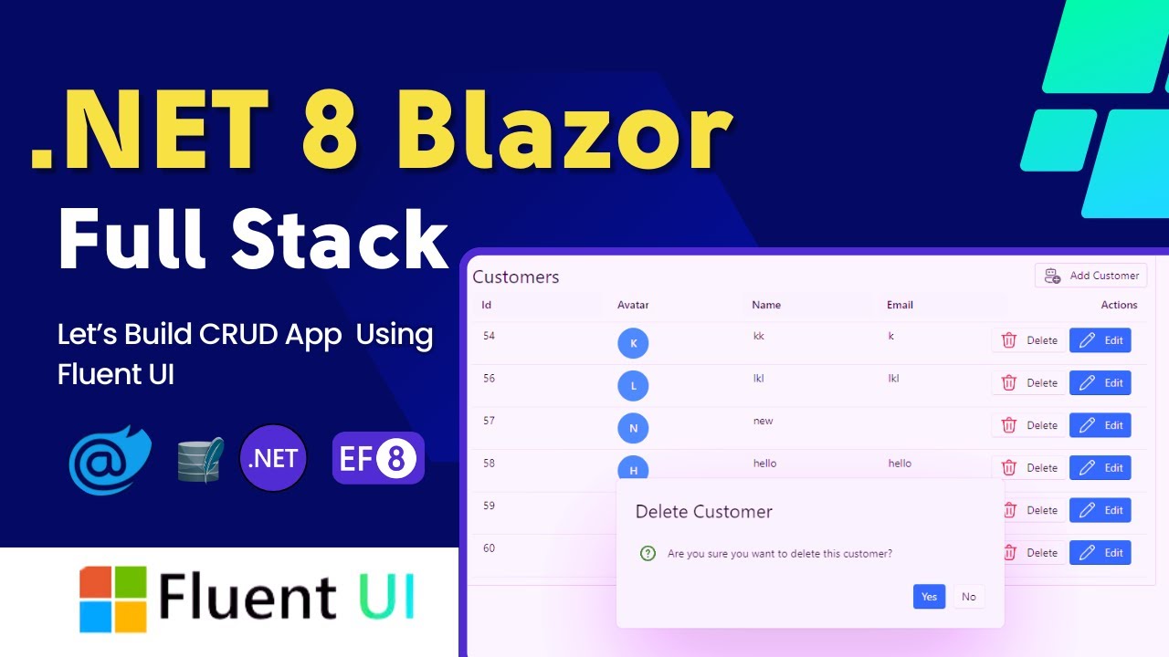 ASP.NET Core Blazor Full-Stack Course: Build a Modern App with Fluent UI