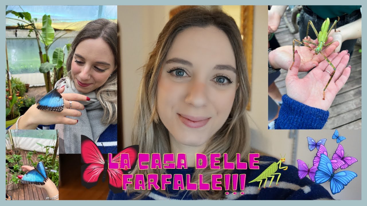 CASA DELLE FARFALLE🦋 vlog Giardino Botanico #farfalle #vlog #giardinobotanico