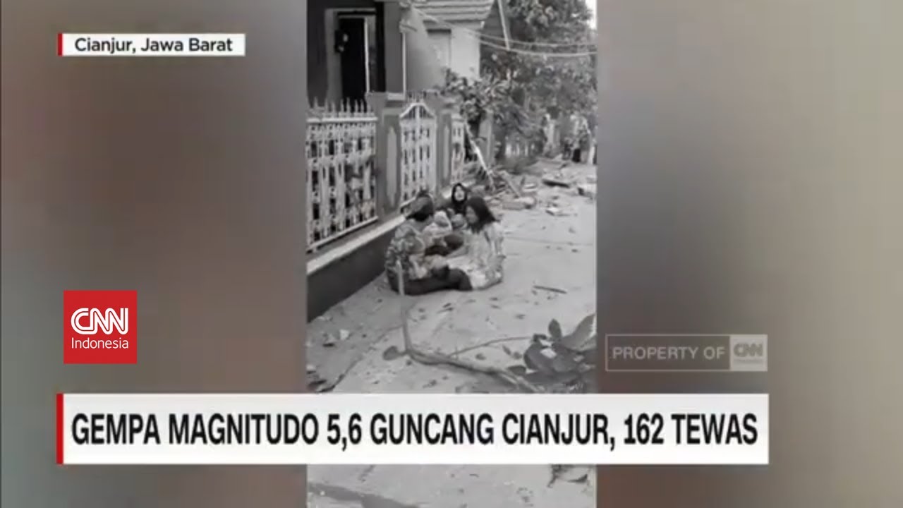 162 Orang Tewas, Gempa Magnitudo 5,6 Guncang Cianjur