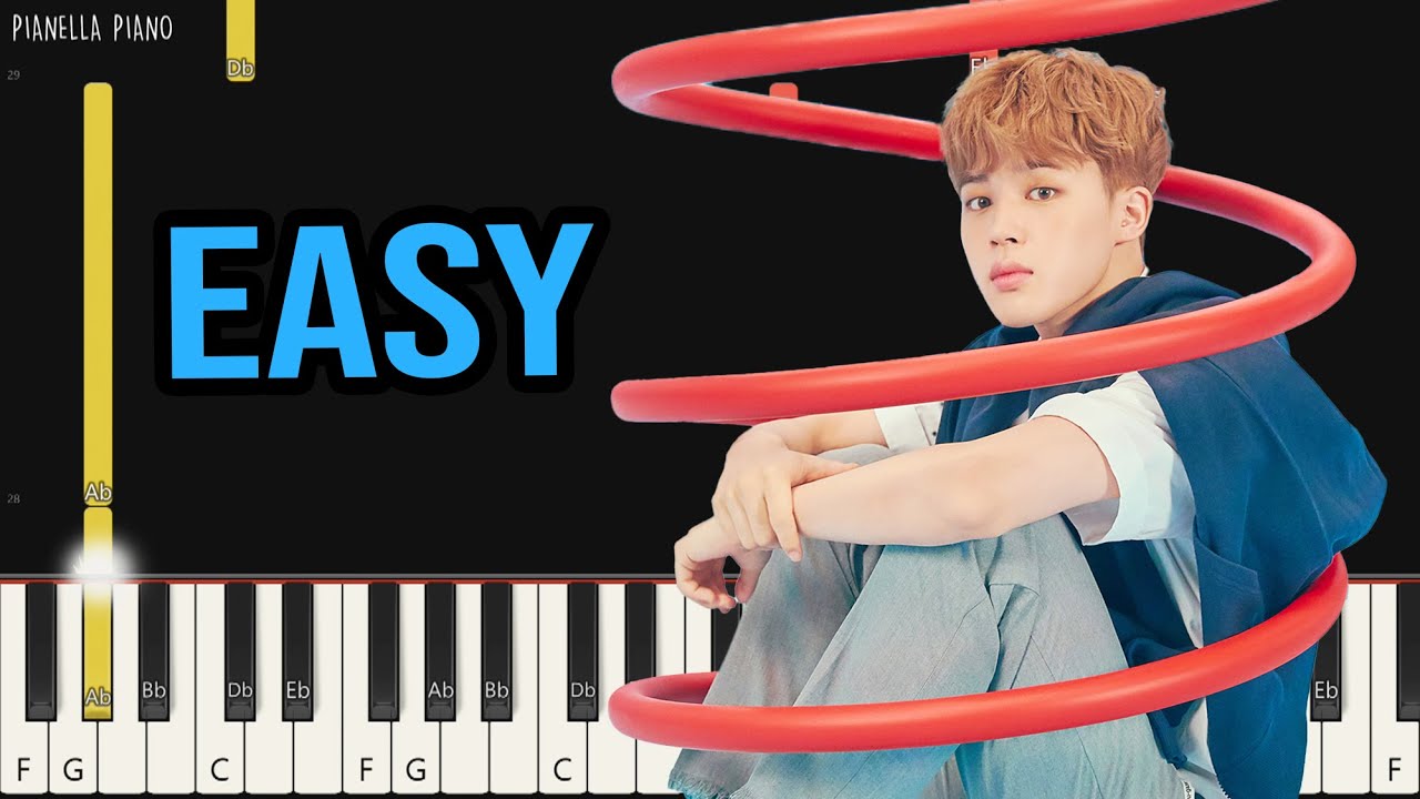 BTS JIMIN - Serendipity | EASY Piano Tutorial by Pianella Piano