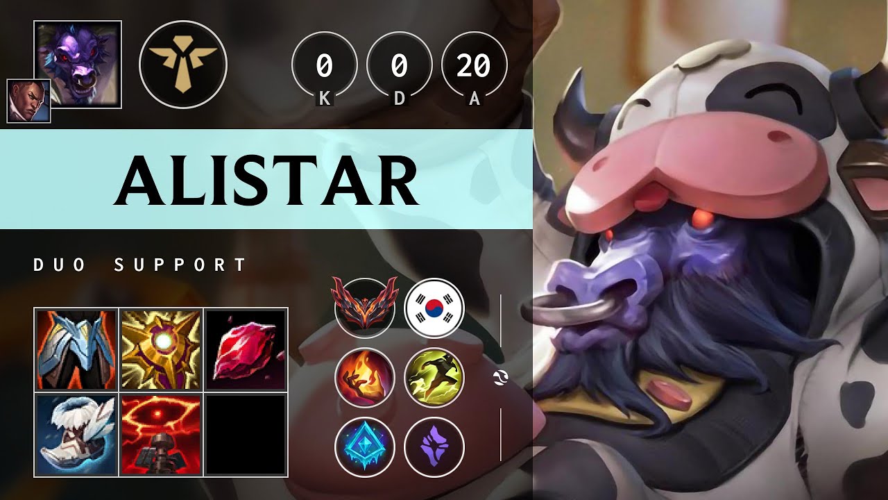 Alistar Support vs Karma - KR Grandmaster Patch 25.17