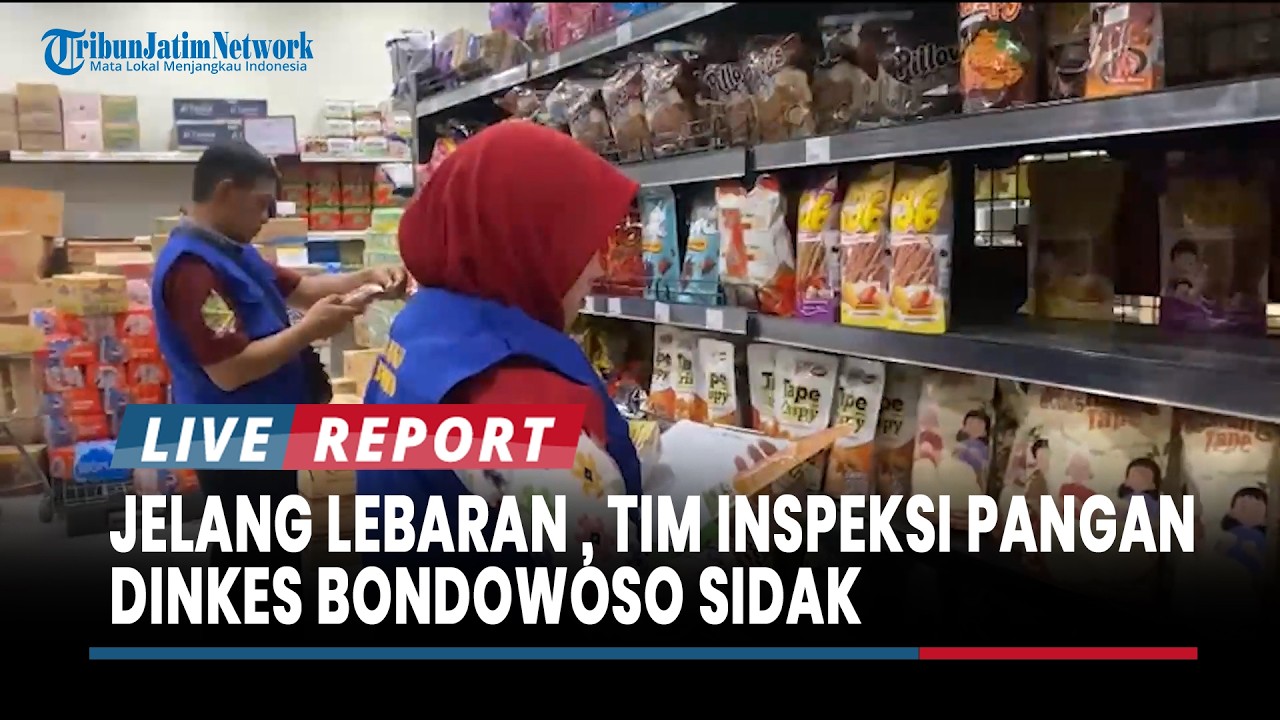 Pastikan Keamanan Pangan Jelang Lebaran , Tim Inspeksi Pangan Dinkes Bondowoso Sidak