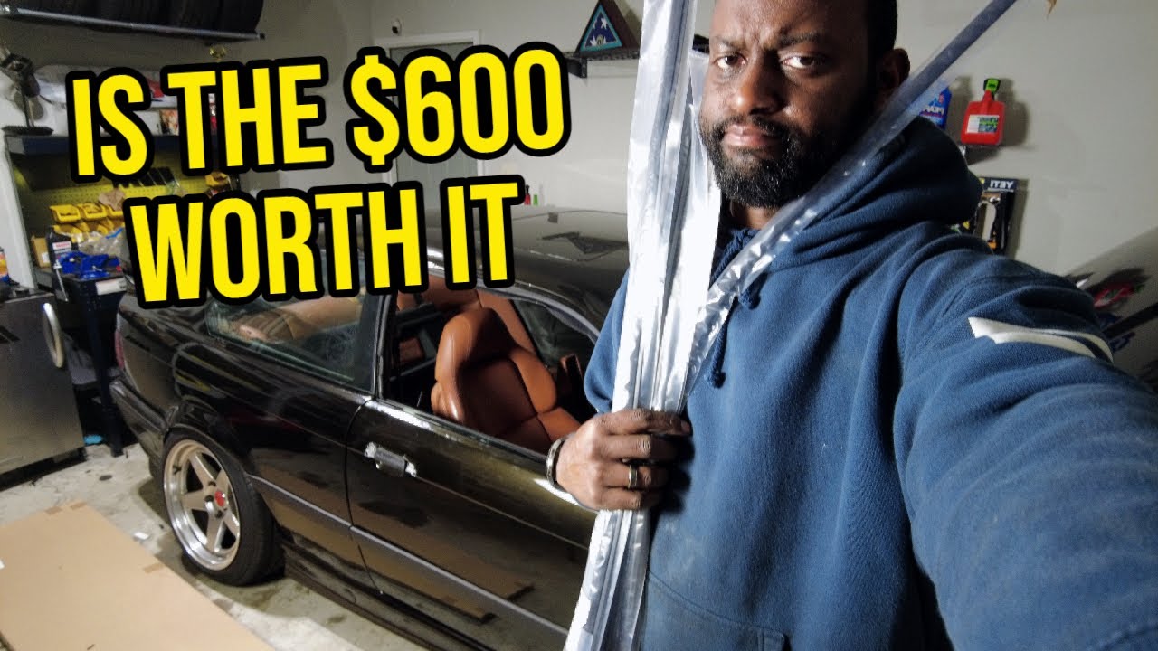 Installing $600 worth of WINDOW SEALS on E36