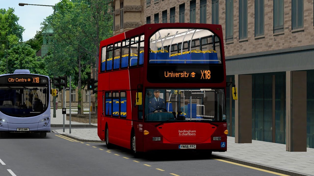 Omsi 2: Cotterell V1.1 Route X18 - Scania N94UD Omnidekka 12m