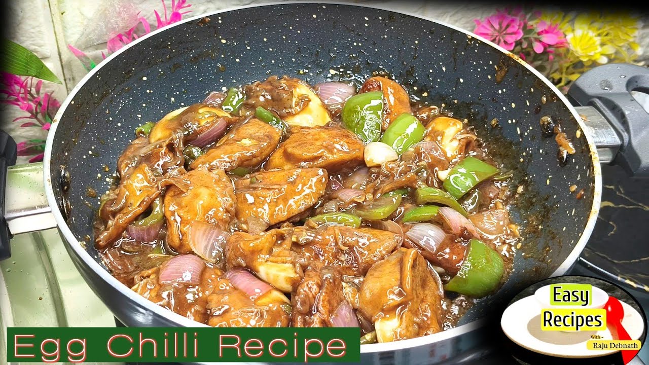 Tasty Egg Chilli Recipe | घर में बनाए टेस्टी एग चिल्ली बहत ही आसानी से....
