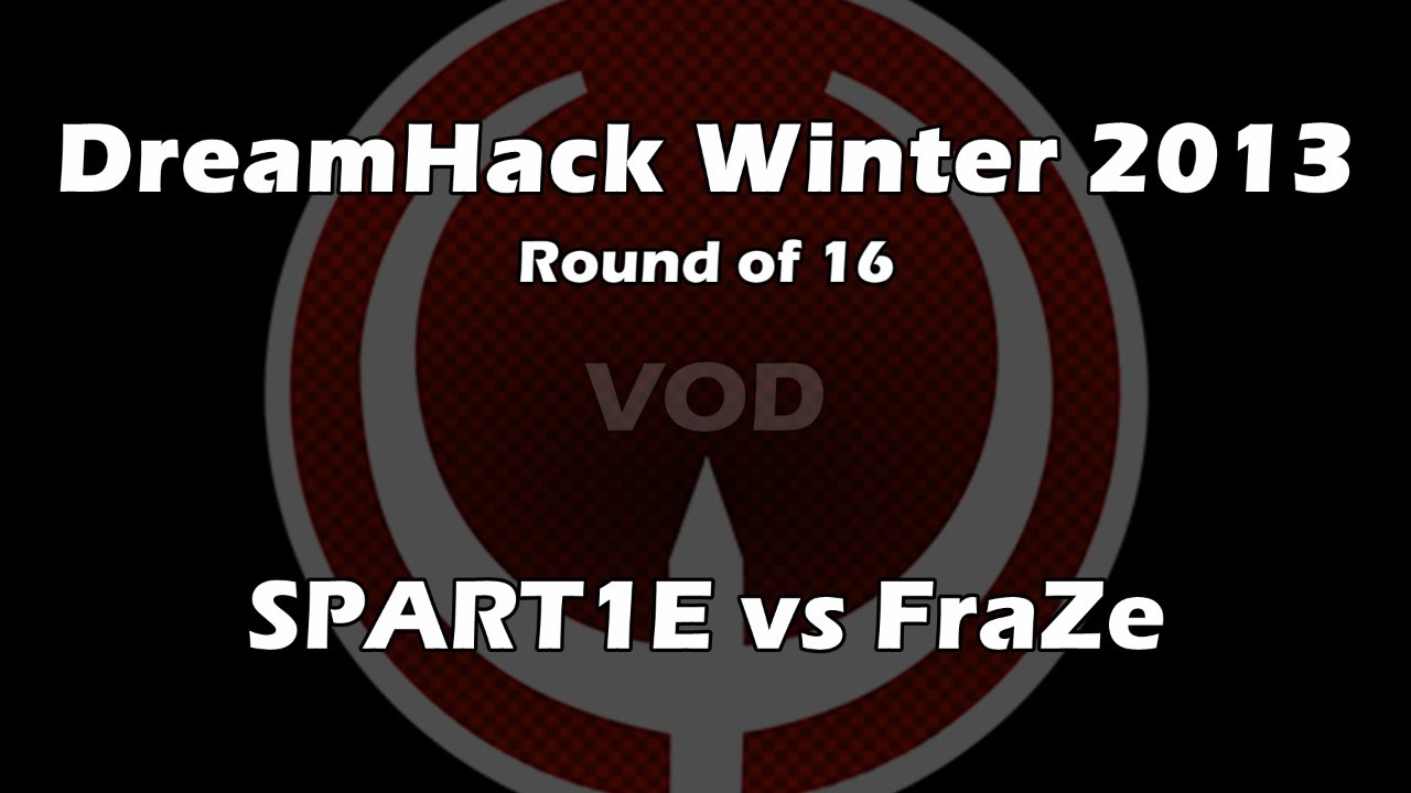 SPART1E vs FraZe - DreamHack Winter 2013 1/8-Finals (Quake Live VOD)