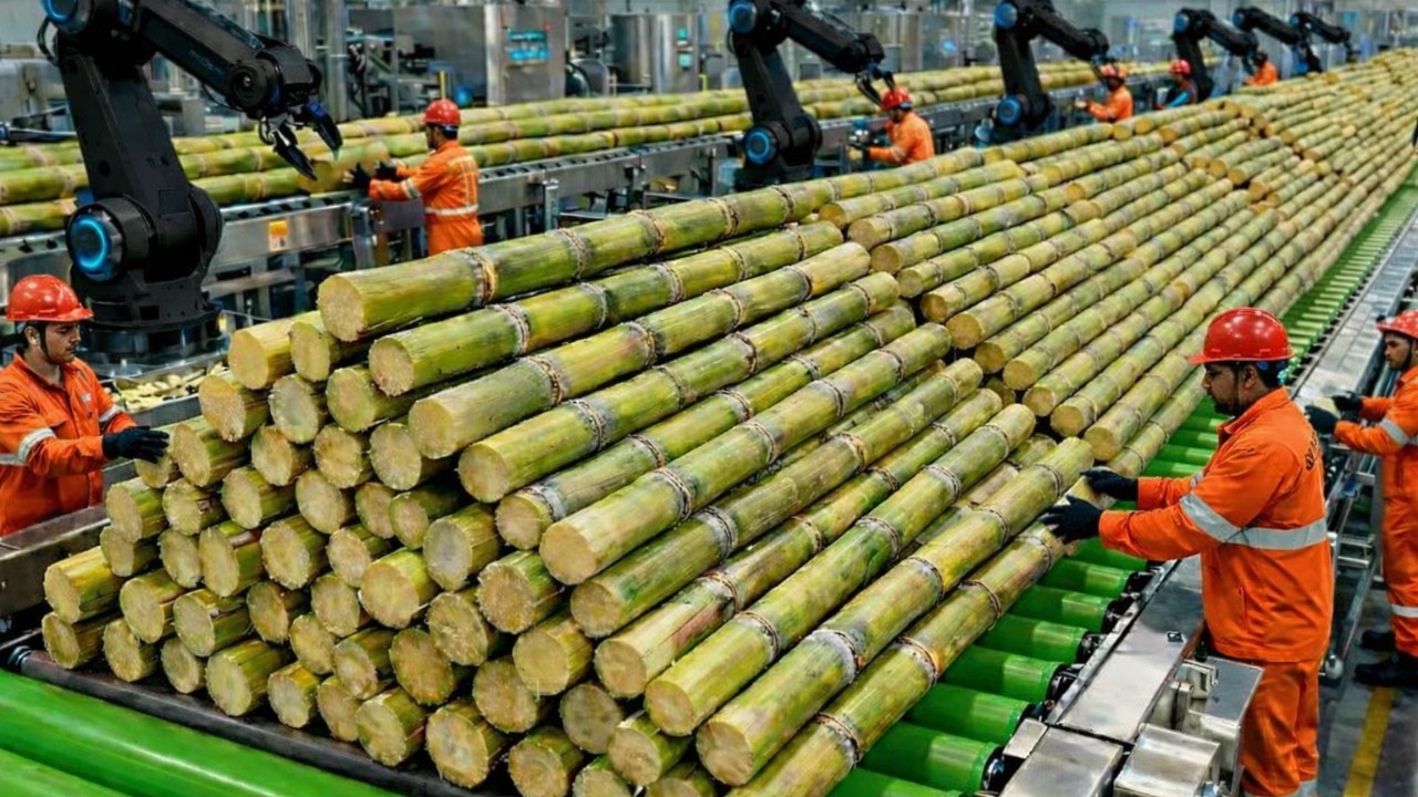 Millions of Sugar Bags Packed Daily | Inside a High-Tech Sugar Factory Process |