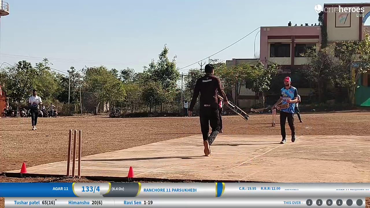 live cricket match | Amba Cricket Leage live - Naveen Higher Secondery School Ke Samne Amba Barode
