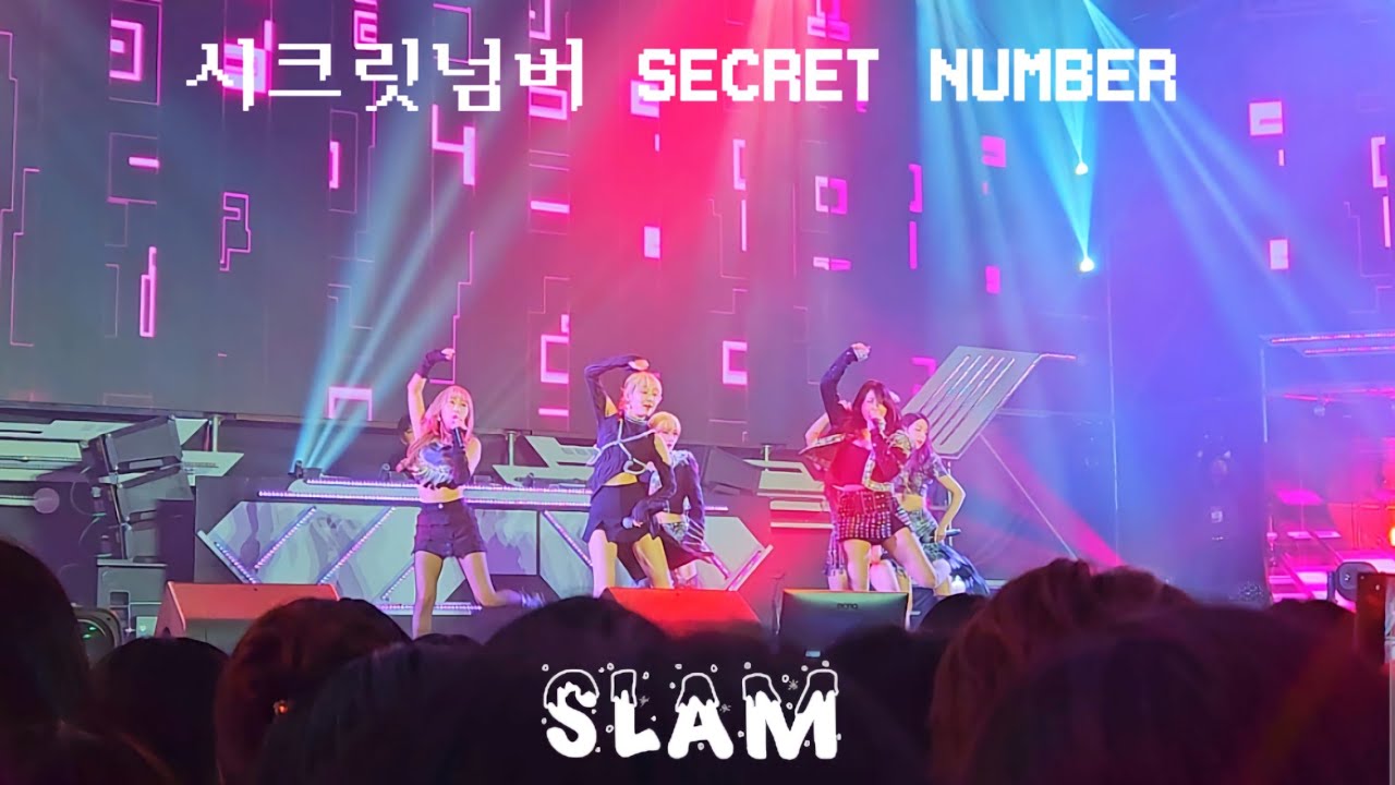 [FANCAM HD] 2023 월드 Kpop 페스티벌 시크릿넘버 SECRET NUMBER - SLAM (슬램)