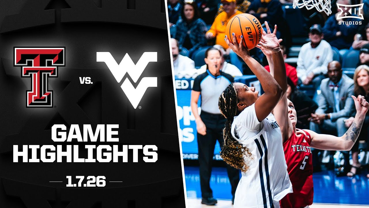#17 Texas Tech vs. West Virginia Game Highlights | 2025-26 Big 12 Women’s Basketball