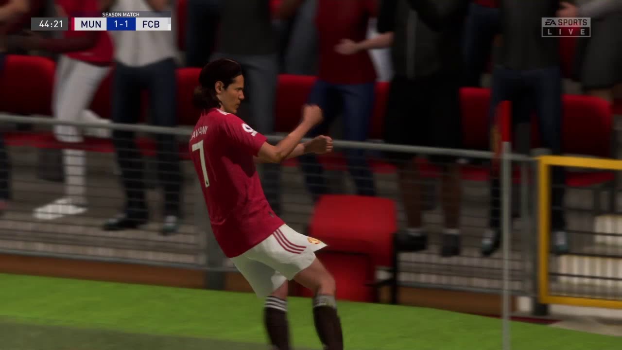 84 Rated Edinson Cavani Player Compilation (Game play) - FIFA 21 Online Seasons Manchester U