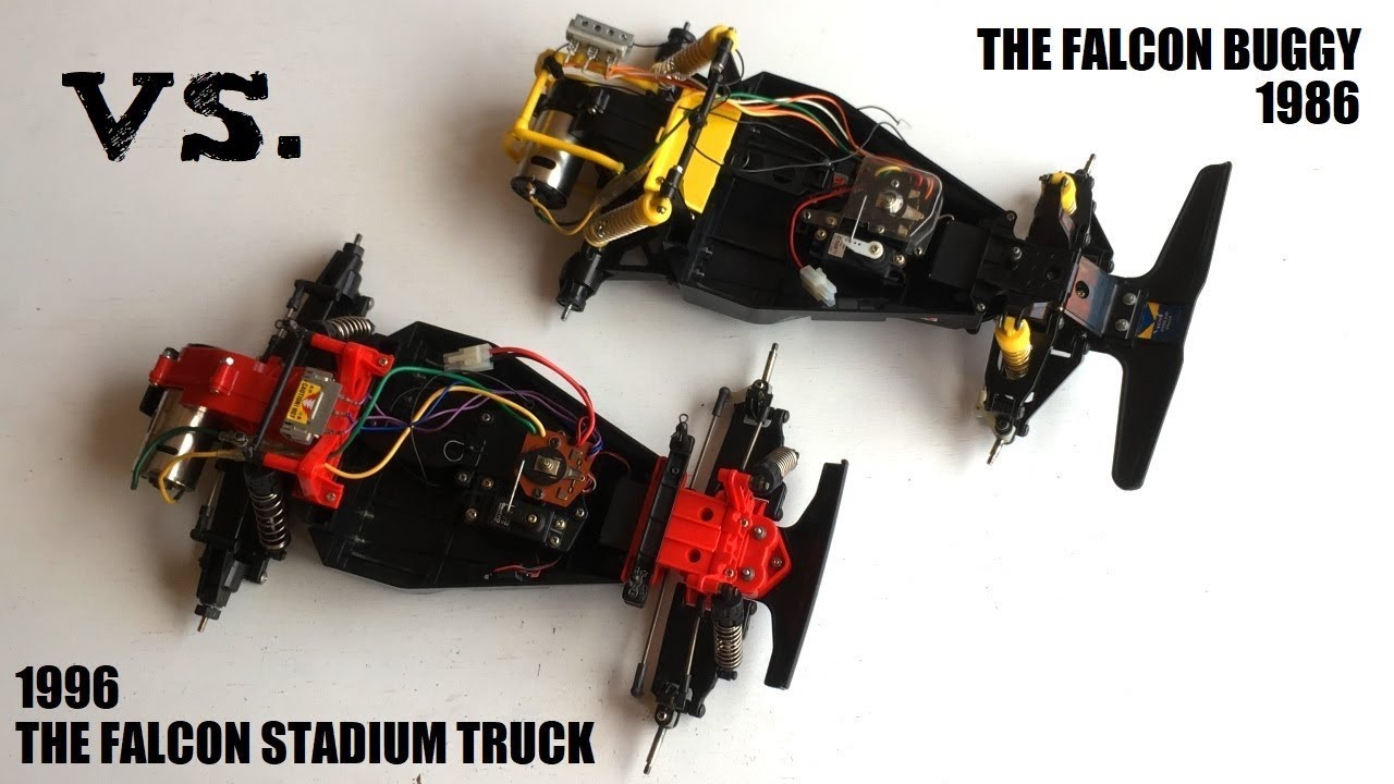 Tamiya The Falcon vs The Tamiya Falcon Stadium Truck: The First vs. The Last!