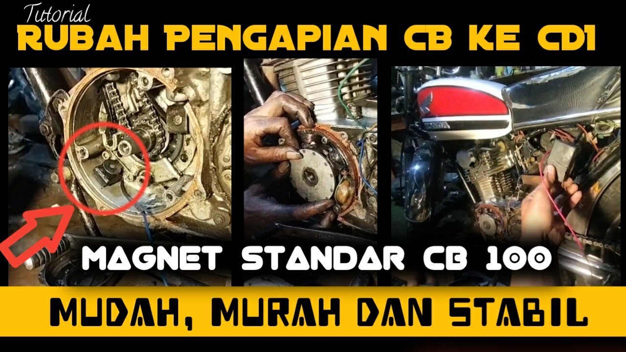 Cara Merubah Pengapian CB 100 ke CDI - Mudah, Murah dan Stabil