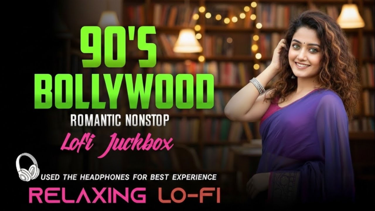 Bollywood Lo-Fi Songs | 90s Hindi Lo-Fi Songs | Romantic 90s Nonstop LoFi Songs -  Relax & Chill