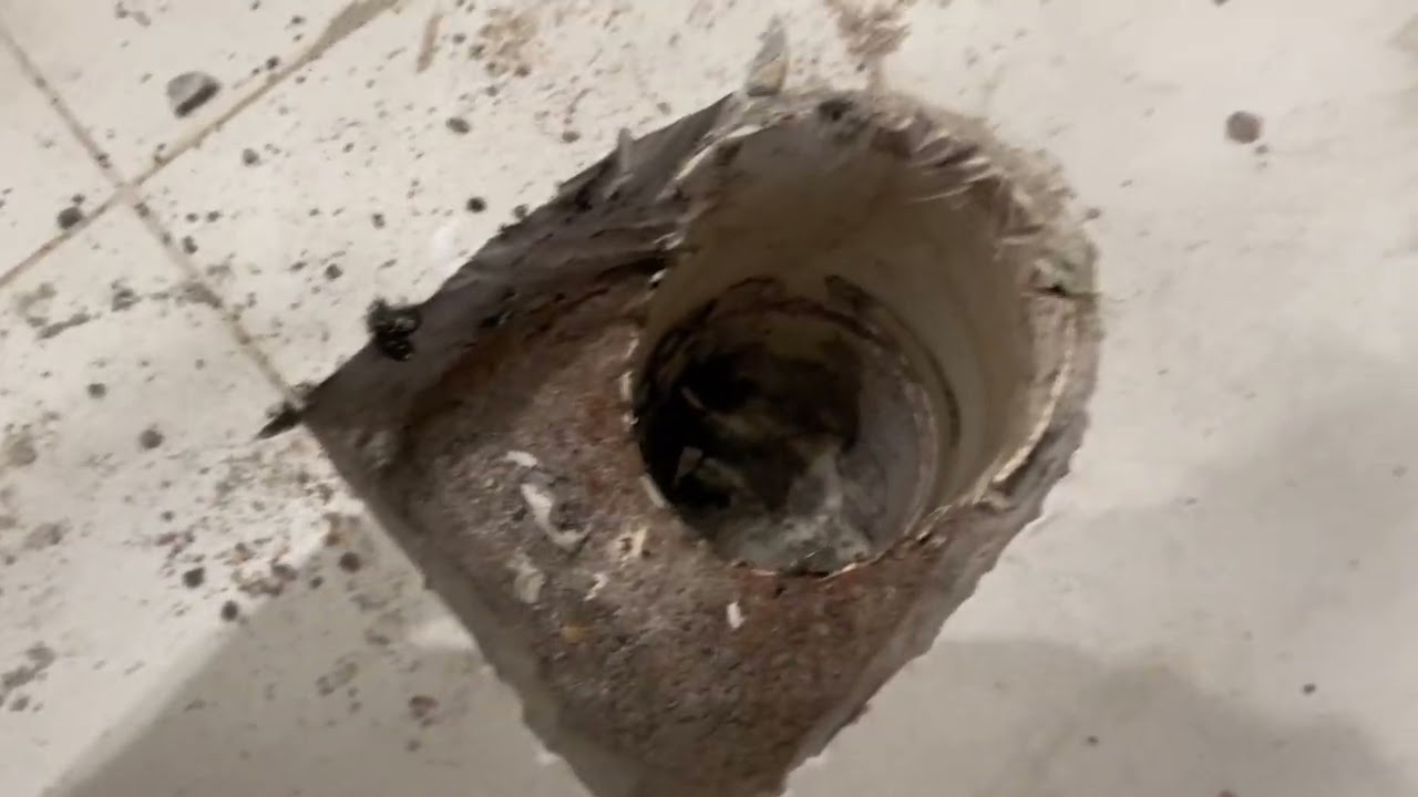 Buraco do vaso sanitário no lugar errado 😱 COMO RESOLVER ! PASSO A PASSO