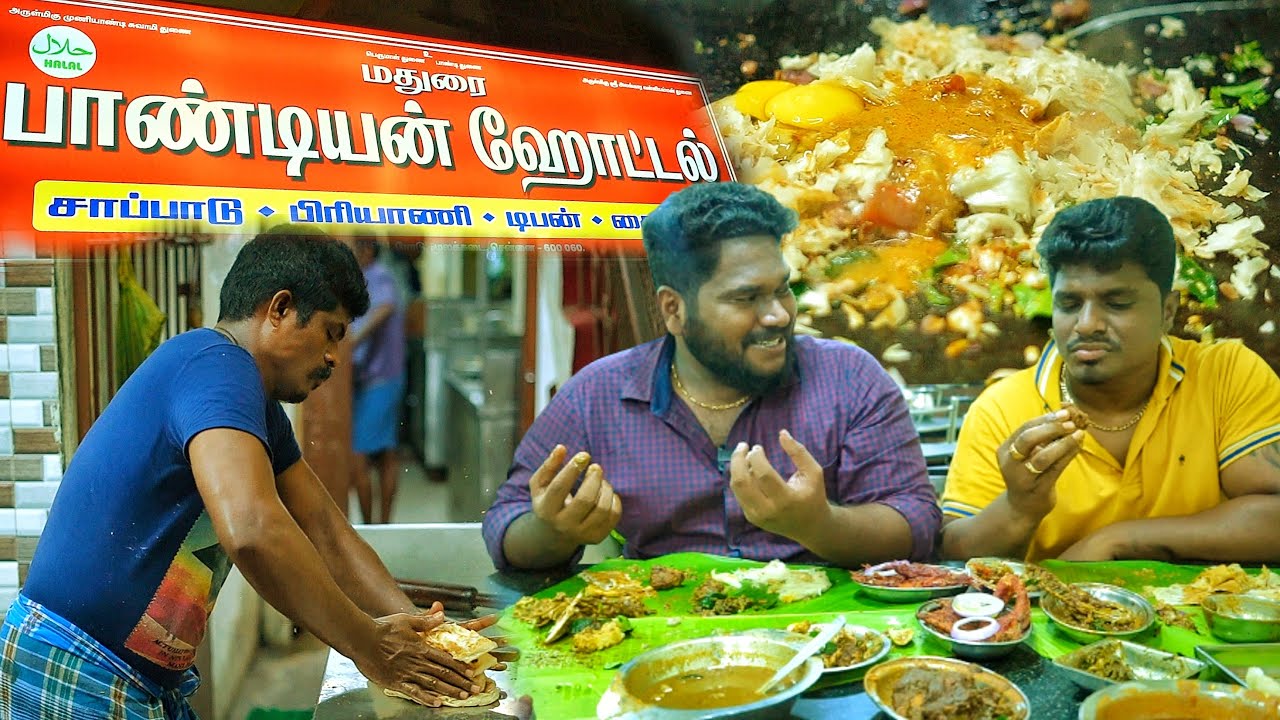 சென்னையில் MADURAI PANDIAN பரோட்டா கடை 🔥 - Foodie prabu