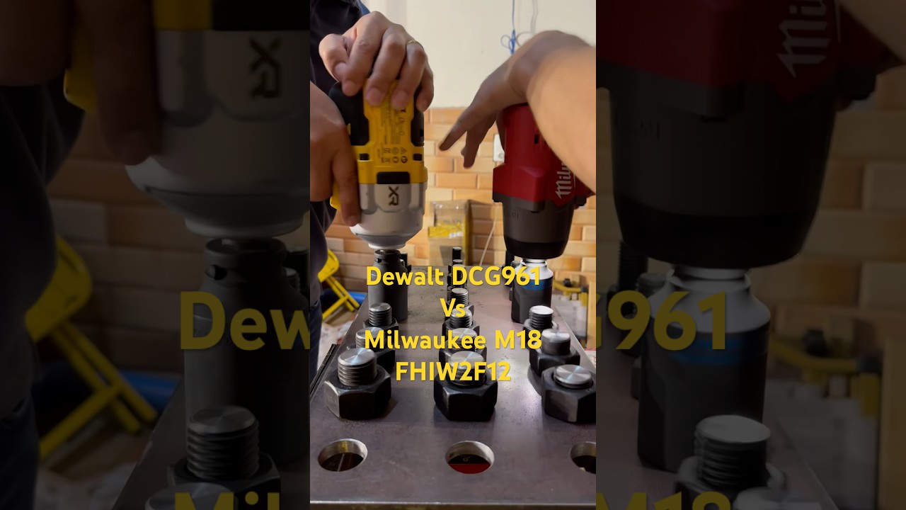 Dewalt DCF961 Vs Milwaukee M18 FHIW2F12 (2967) - ngang t&agrave;i ngang sức #dungcuso #DCF961 #m18fhiw2f12