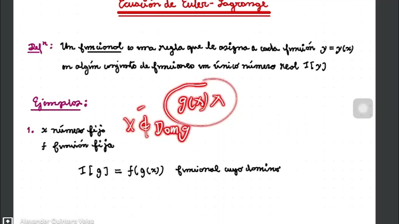 UNAL MED - Matemáticas Especiales - Clase 30 Parte 1