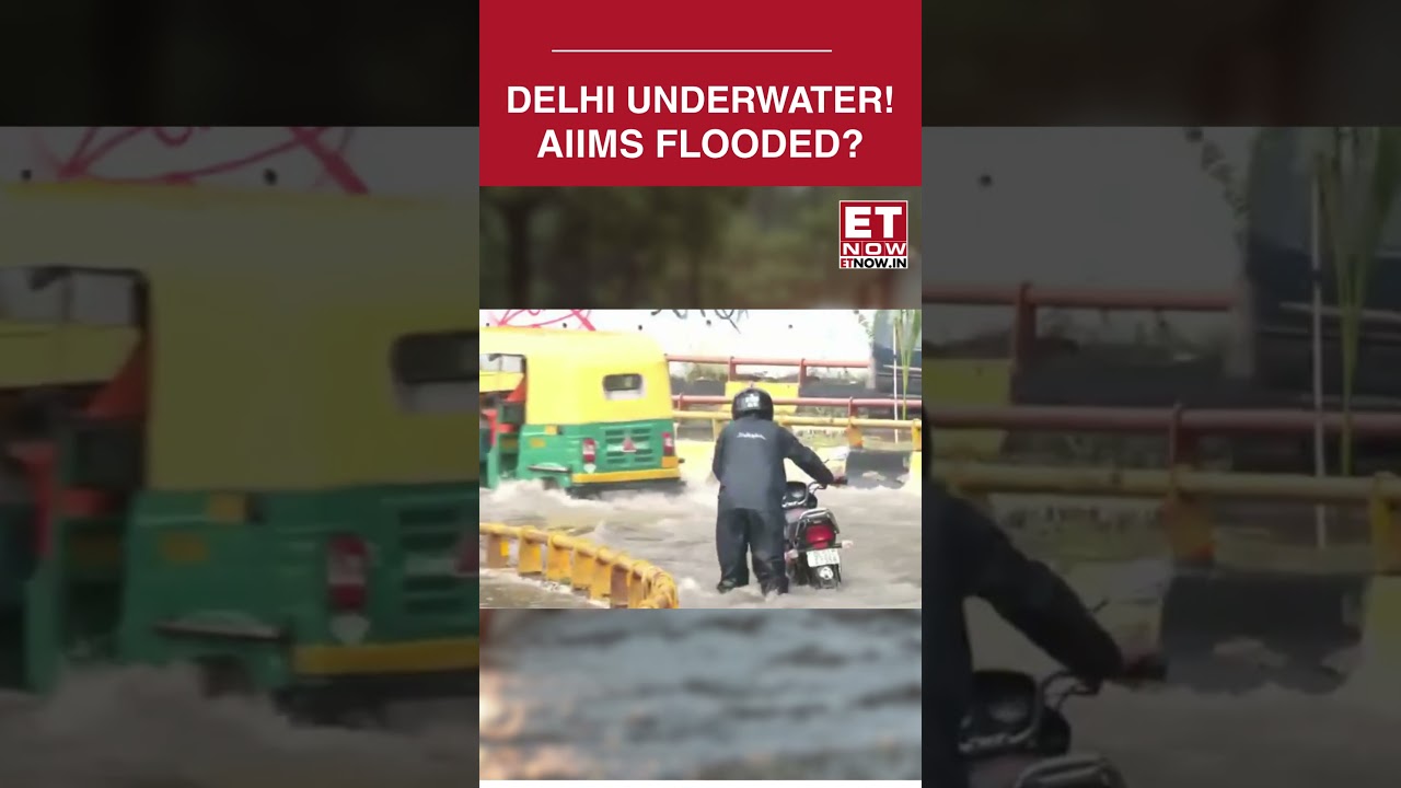 Rain Fury In Delhi: AIIMS Flyover Flooded As Heavy Rain Lashes The National Capital | Top News
