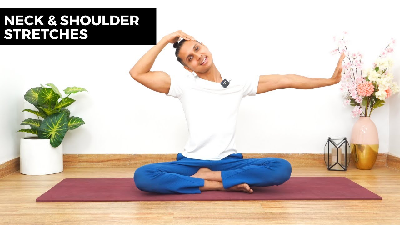 Neck & Shoulder Stretches Routine | Neck and Shoulder Pain Relief Stretches | Bodsphere