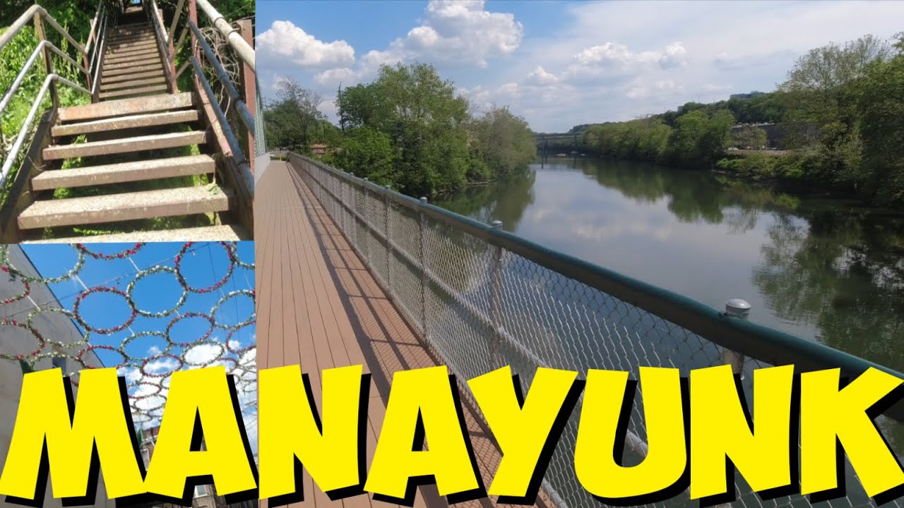 Manayunk (Main Street-Manayunk Canal and Steps...lots of them) Scooter Ride