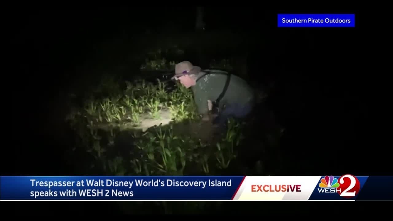 Trespasser at Disney World's Discovery Island speaks to WESH 2 News