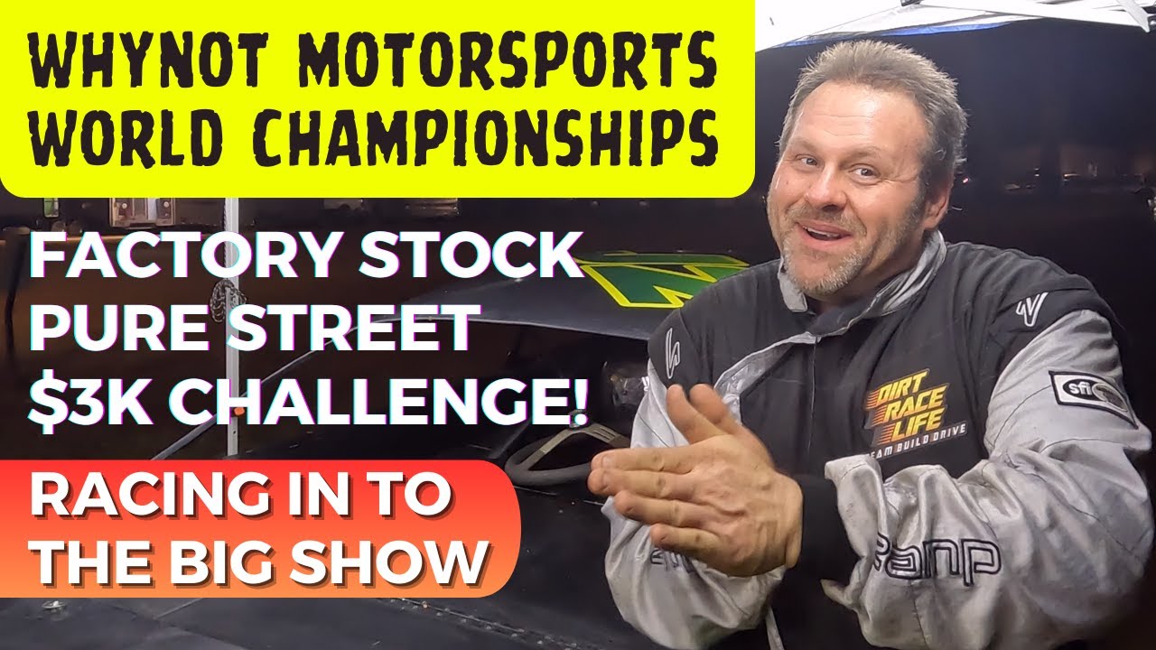 Locking in for the $3k Factory Stock Feature? Qualifying & Heats Night, Whynot World Championships.