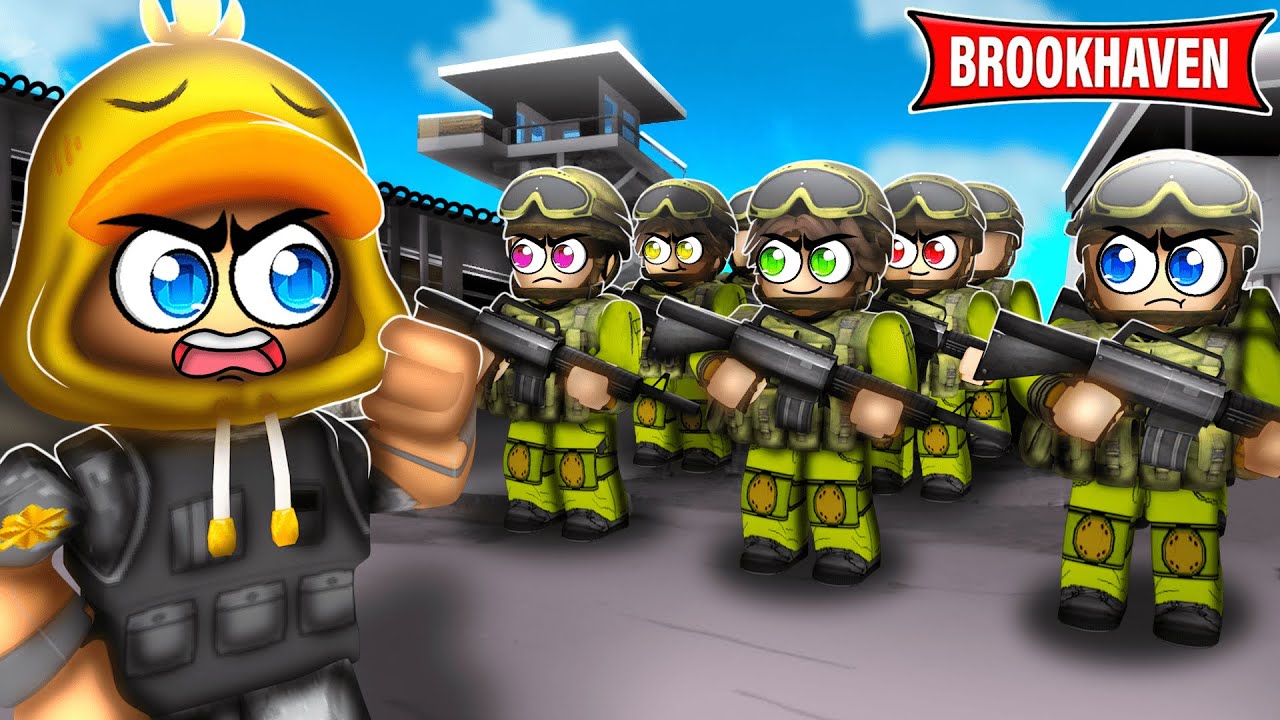 Ik Werd De LEIDER Van HET LEGER In Roblox! (Brookhaven)