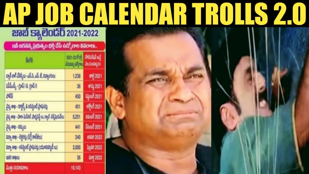 Ap govt  job calendar trolls part 2 by Fun Made