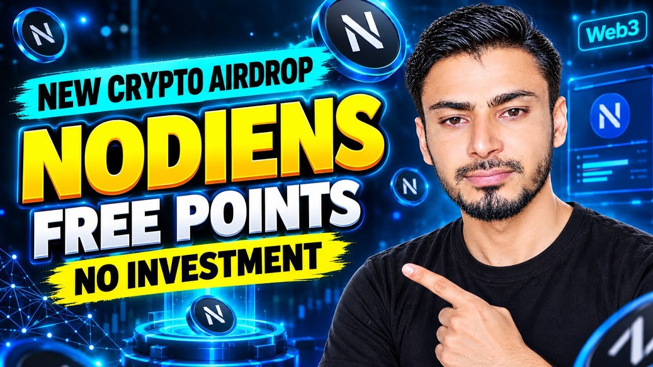 Nodiens Airdrop 2026 🔥 New Crypto Airdrop Free No Investment | Points Farming Tutorial