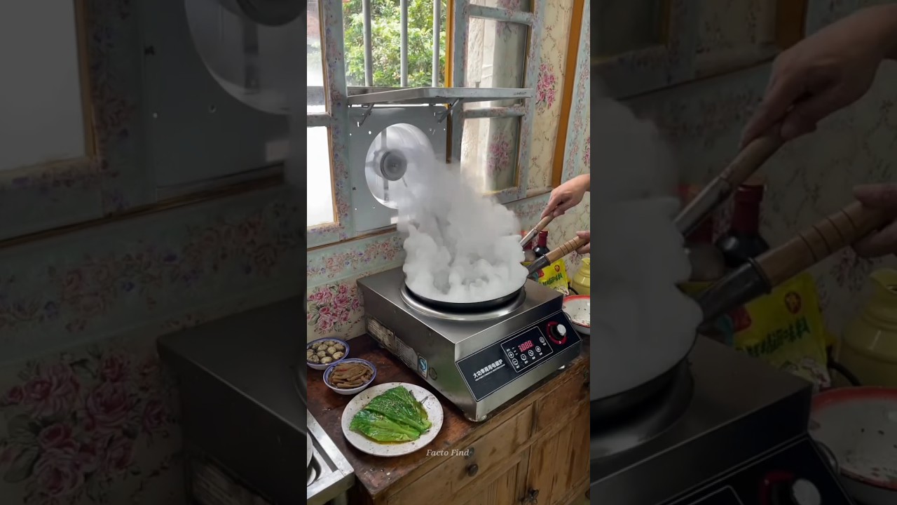 How Smoke Is Removed From Chinese Kitchens Using Special Gadgets #shots #facts
