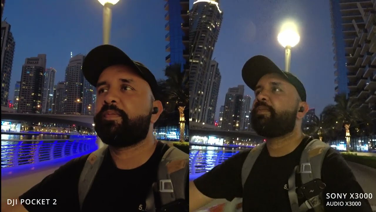 DJI POCKET 2 VS SONY FDR X3000 (LOW LIGHT TEST)