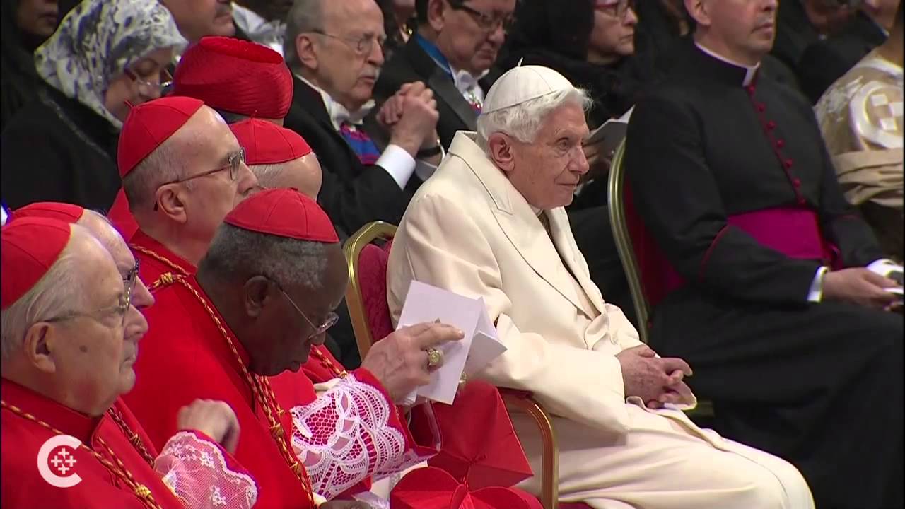 Two popes in St. Peter's