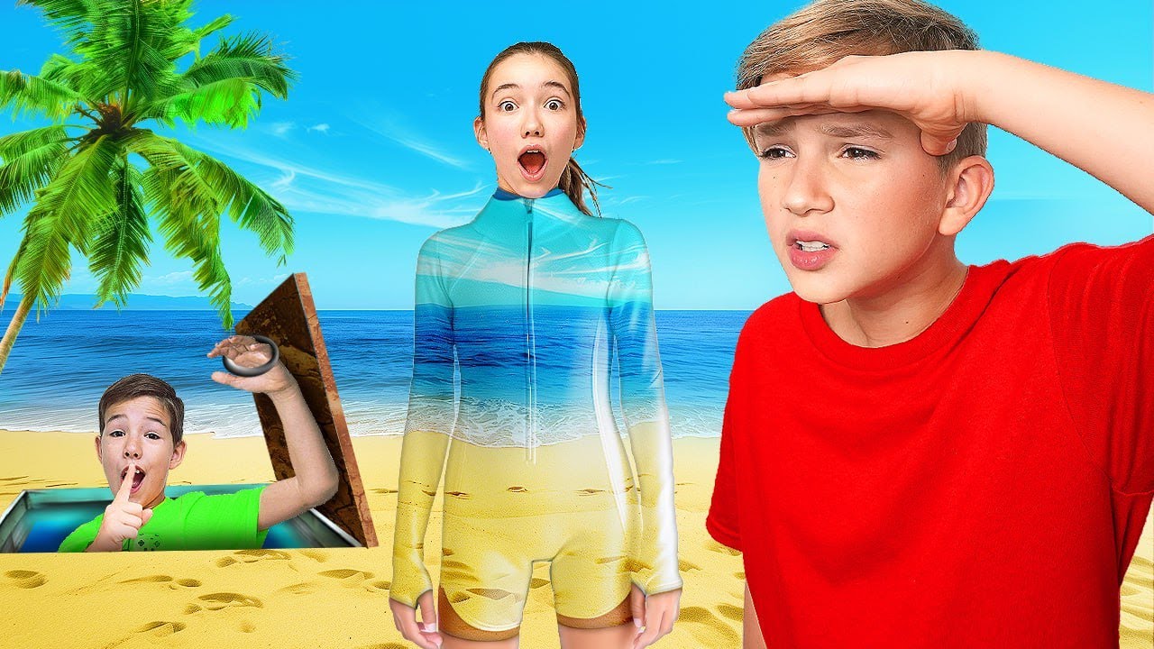 Экстремальные прятки в камуфляже!!