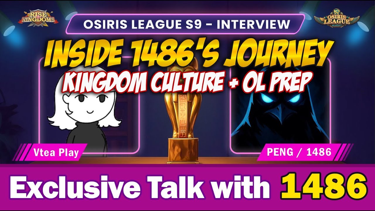 How 1486 Kingdom Built a War Machine &ndash; Exclusive Interview #riseofkingdoms #KvK #osirisleague