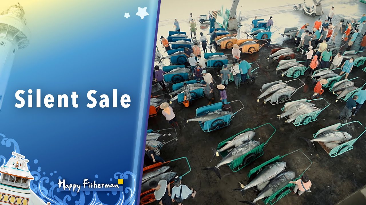 Bluefin Tuna Auction in Donggang, Taiwan｜Happy Fisherman