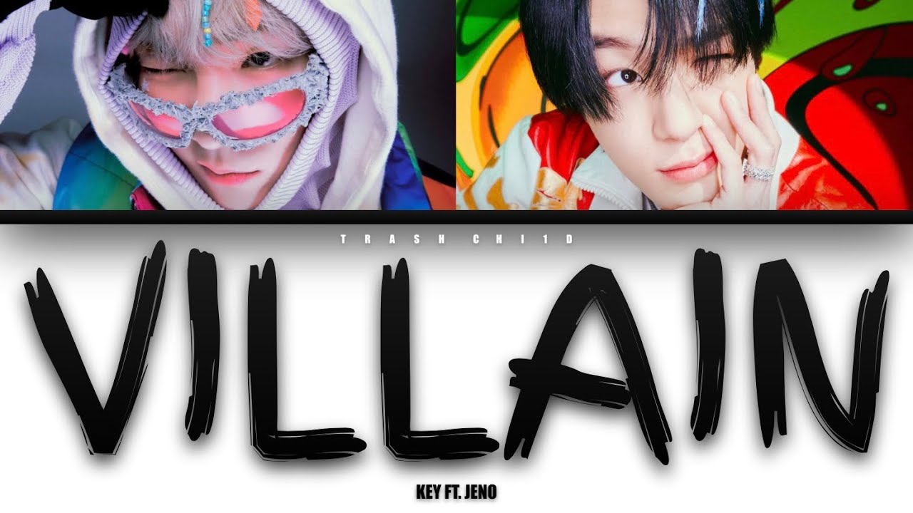 KEY - VILLAIN ft. JENO of NCT (Colour-coded Lyrics) (Capcut Auto Lyrics)