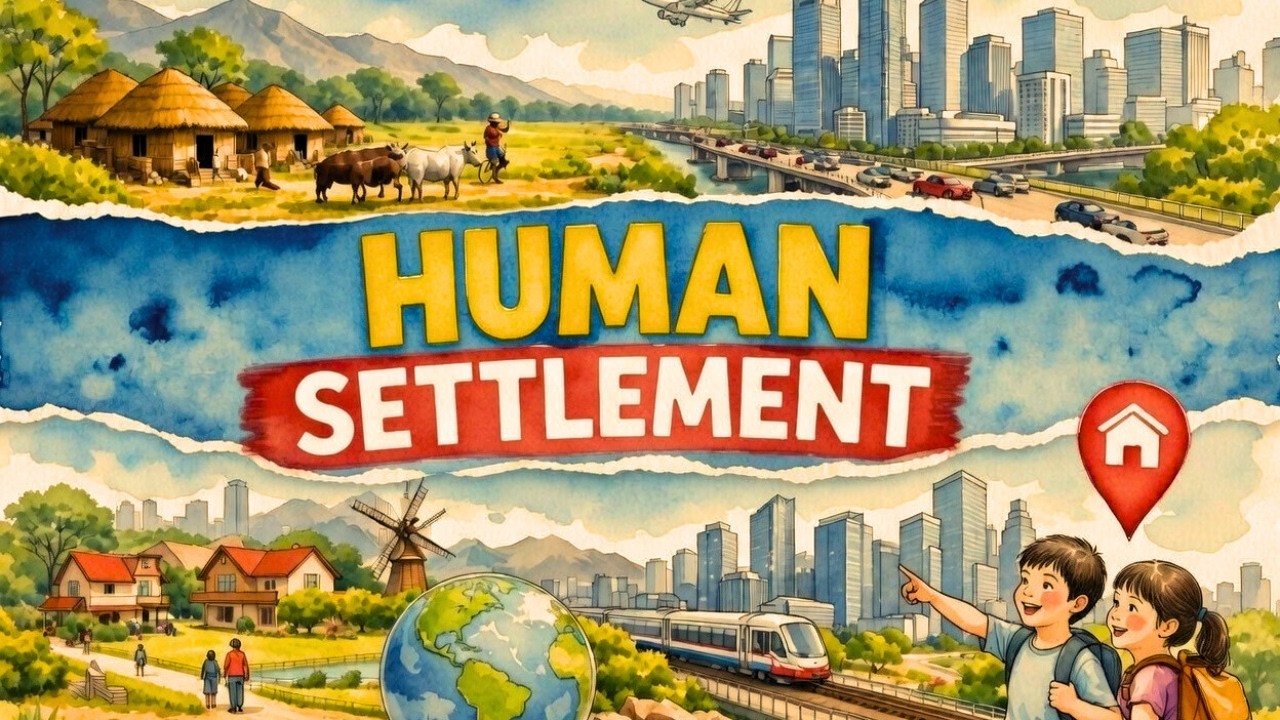 Class 12 Geography |  Human Settlement