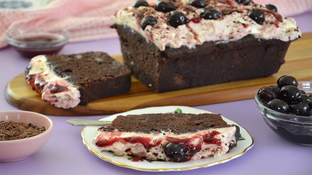 Black Forest Gateau Loaf Cake