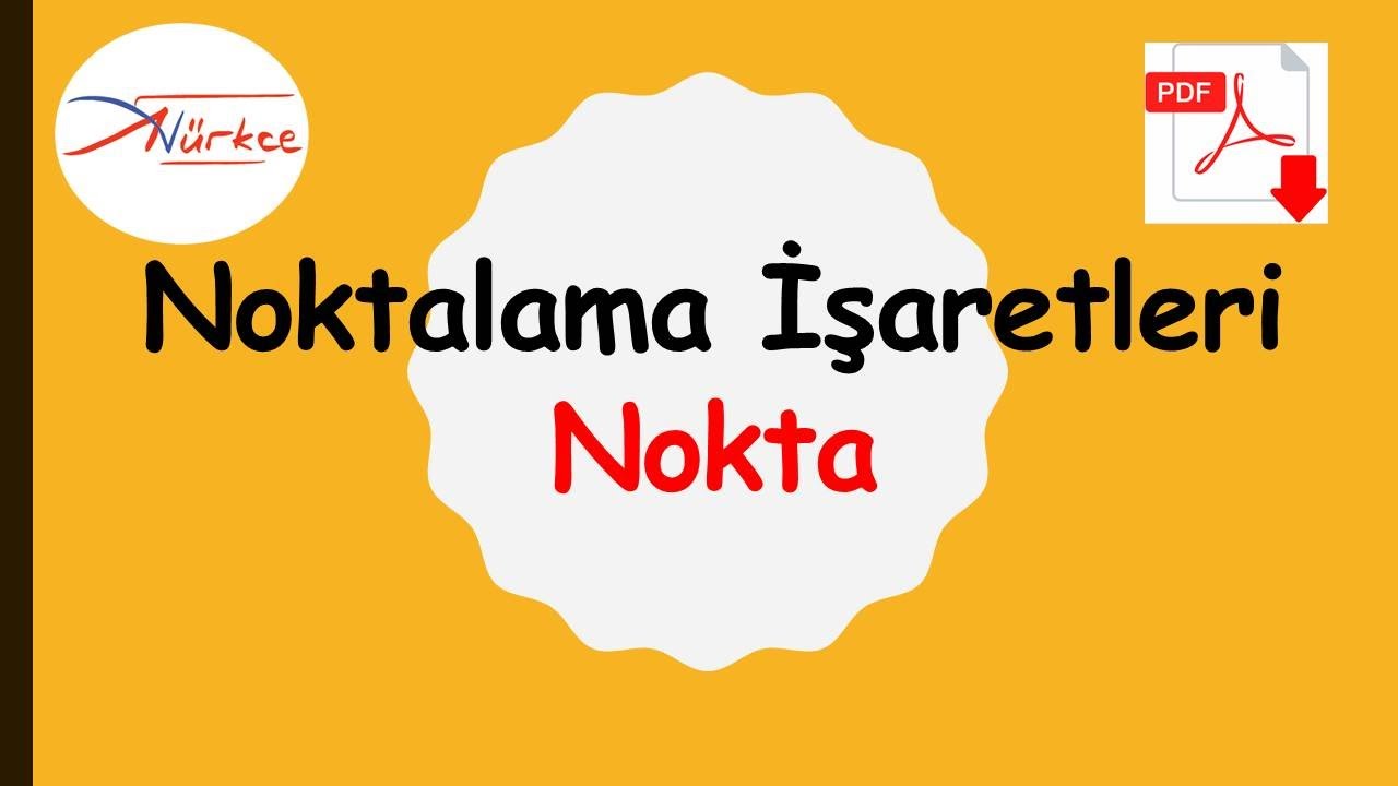 Nokta / Noktalama İşaretleri / Adem Hoca