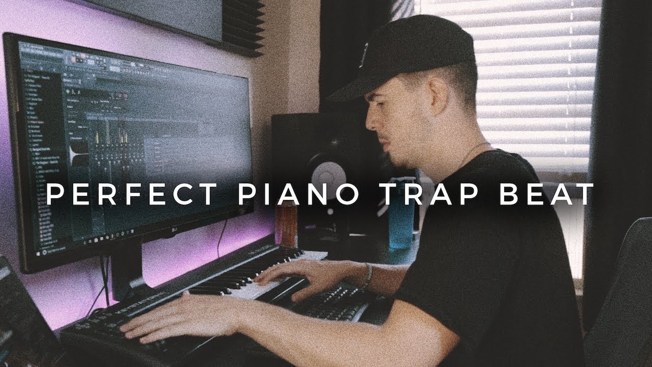 MAKING A PERFECT PIANO TRAP BEAT. |  Making a Beat FL Studio Vlog