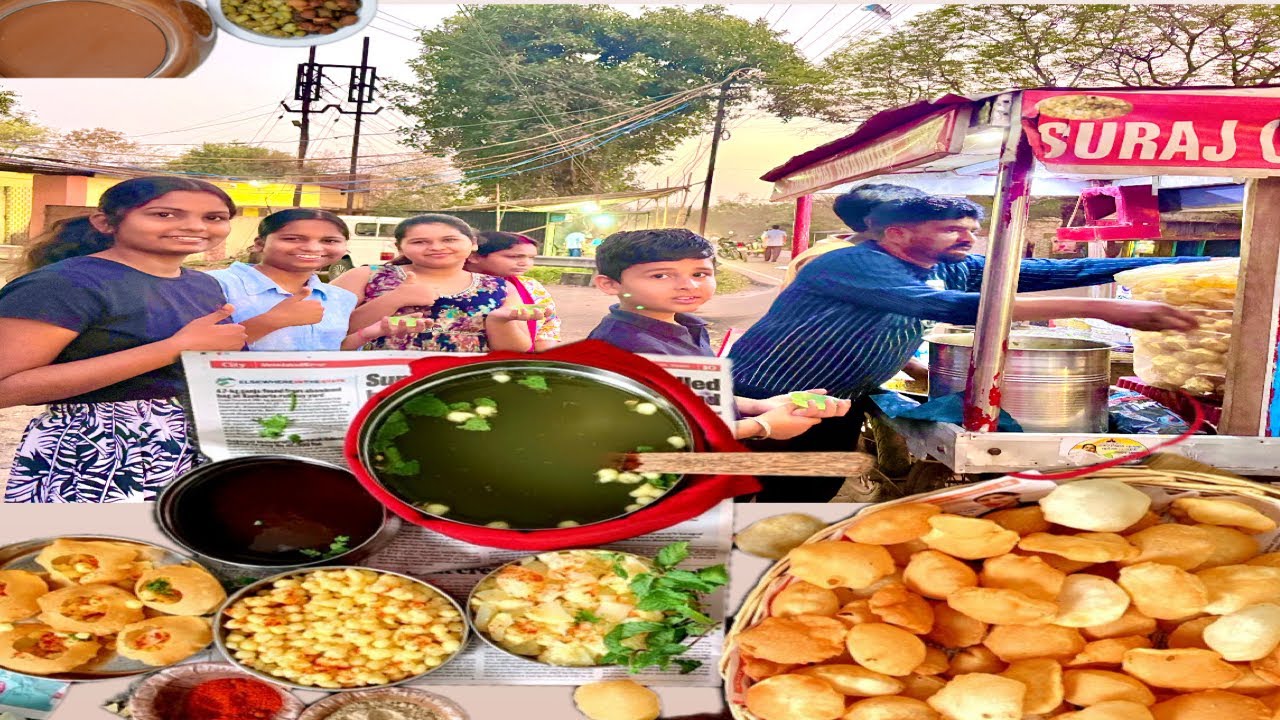 With cousin Panipuri challenge 🍽️