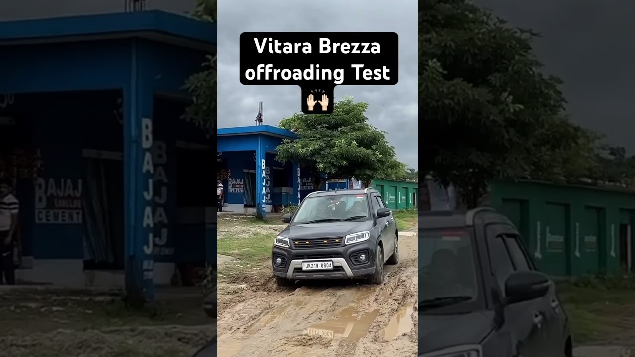 Vitara Brezza Offroading Test 😳🥵