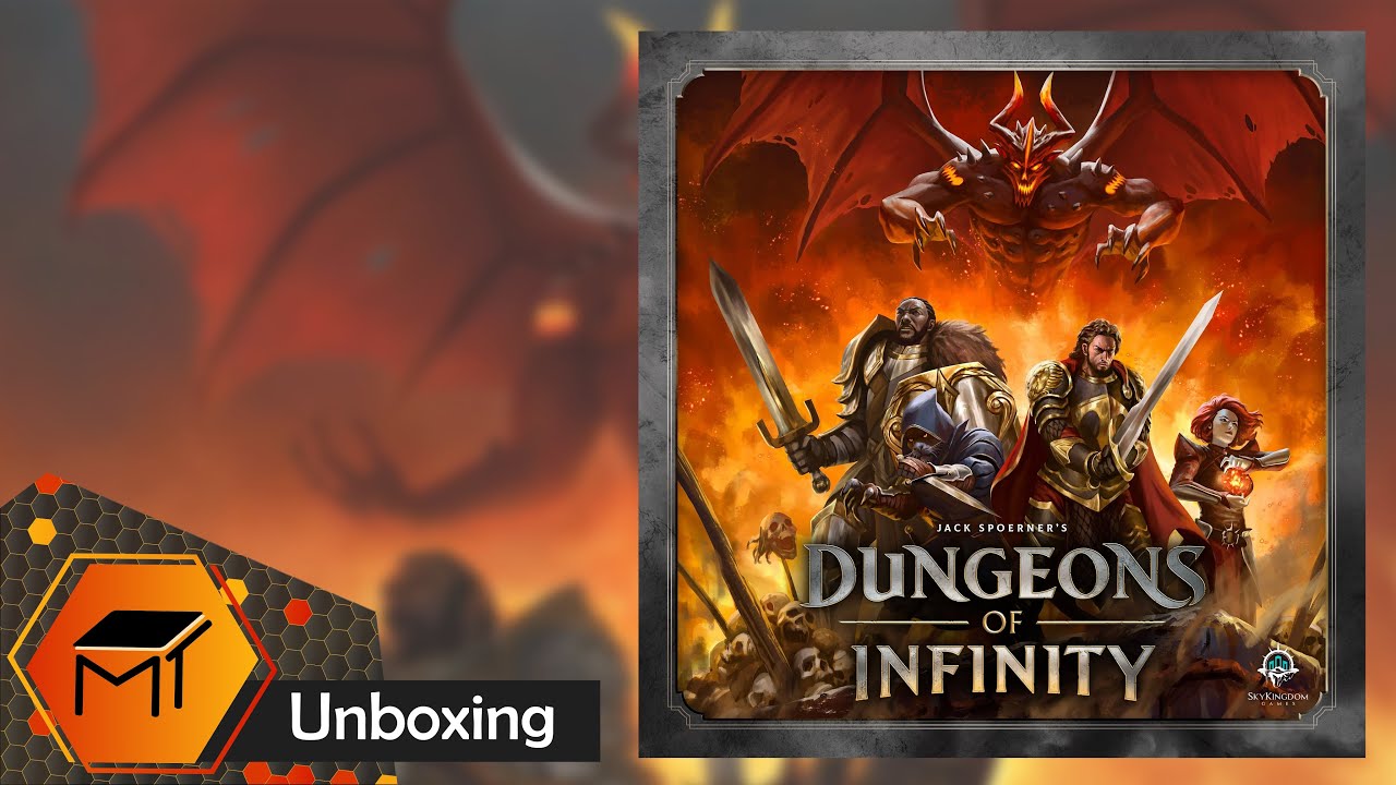 Распаковка Dungeons of Infinity Deluxe в подарок