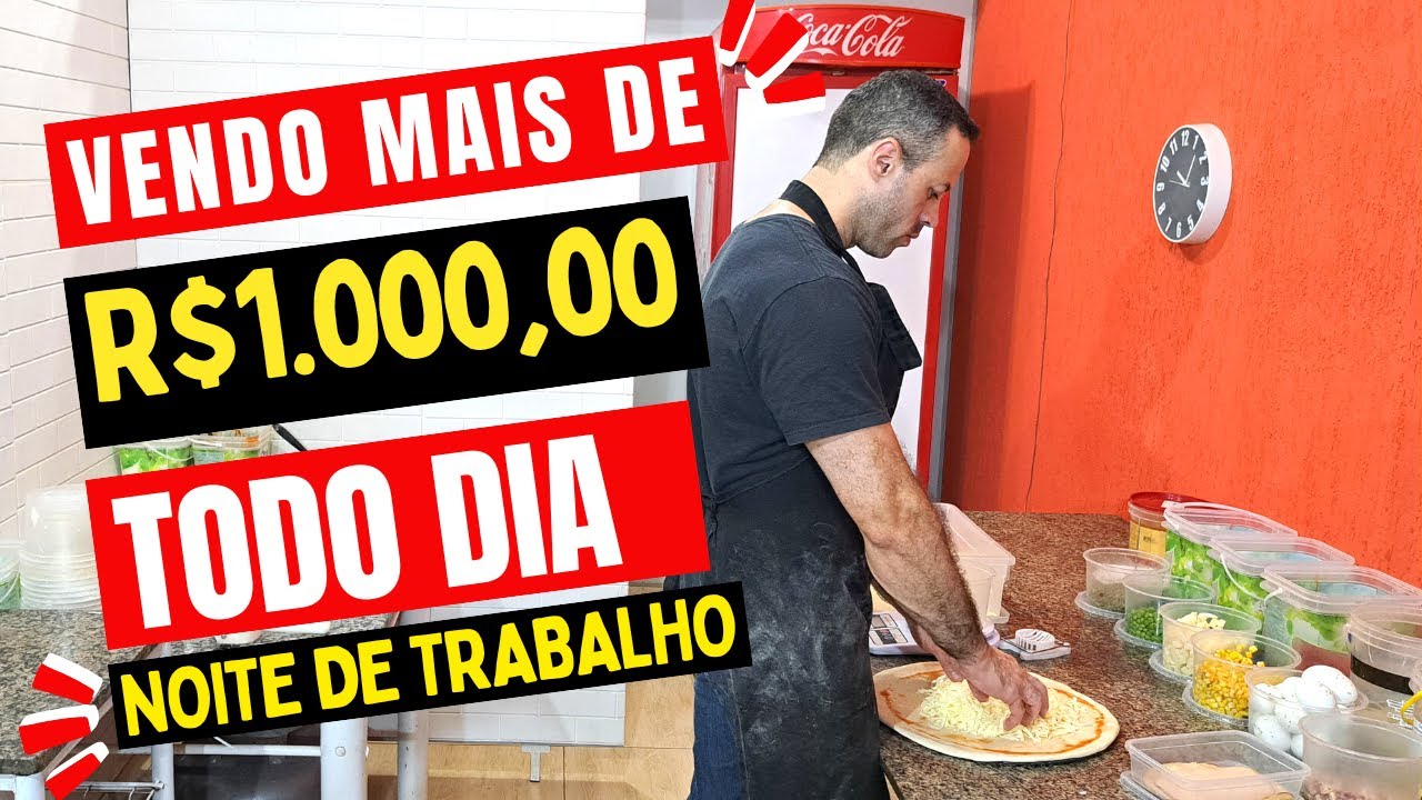 PIZZARIA DELIVERY - NOITE DE TRABALHO - VENDO + DE R$1000,00 TODO DIA - PIZZARIA DELIVERY DE SUCESSO