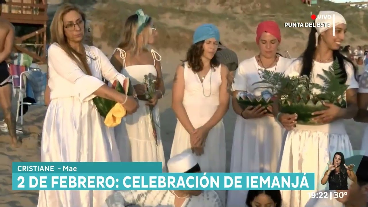 Celebración de Iemanjá en Maldonado